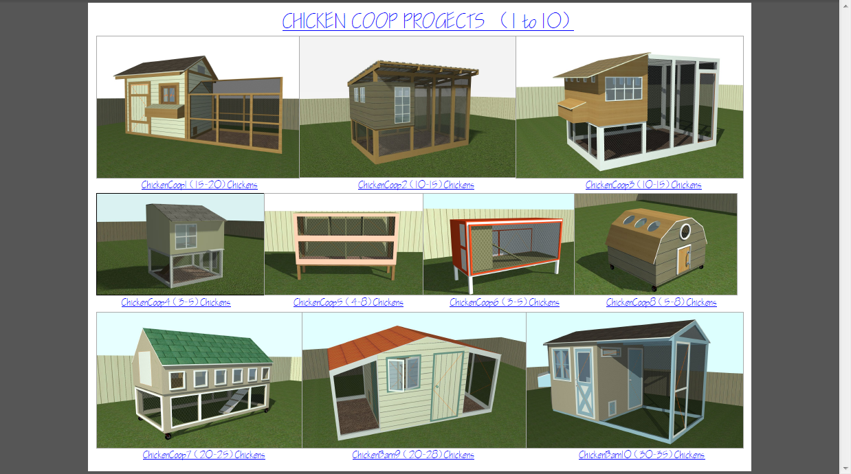Preview of Our 20 Chicken Coop Plans
